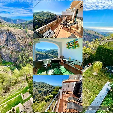 Apartamentos Axarquia , Frigiliana, Terraza Privada Con Vistas A La Montana Rio Y Al Mar Zewnętrze zdjęcie